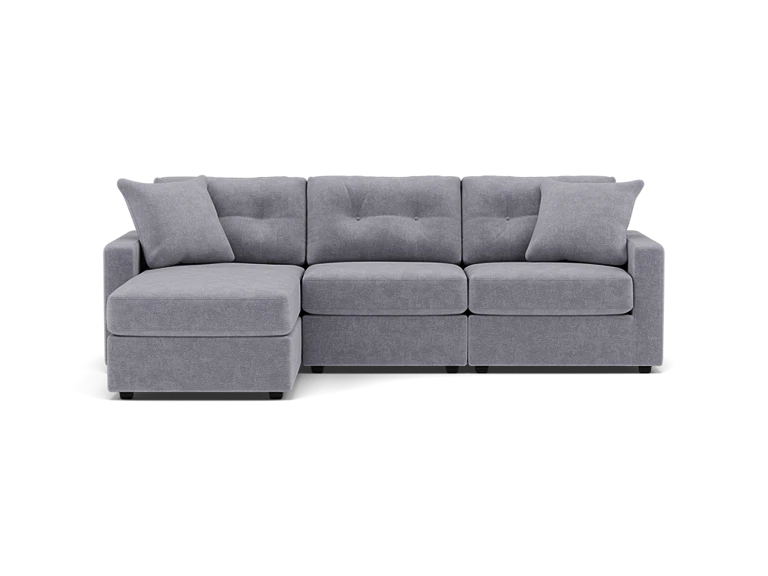 Drew & Jonathan Home Modular One 3-Pc. Wall Saver Power Reclining Chaise Sofa